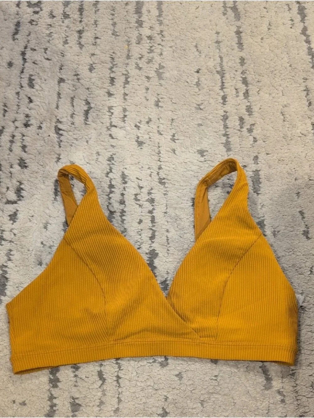 Lululemon Beach Boss Bikini Top Vintage Gold
